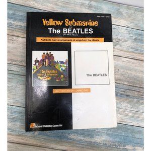 YELLOW SUBMARINE SONG BOOK THE BEATLES( PIANO VOCAL GUITAR) HAL LEONARD ALBUM